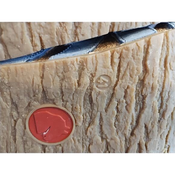 Haflinger Sandals Womens 41 10 Buckle Strap Blue Faux Leather Strappy Shoes - Picture 7 of 8